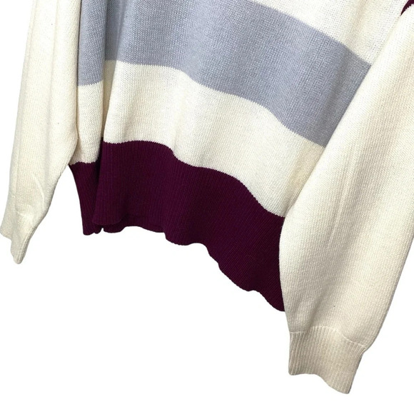 Lucky Sweater Women Sz XX L Red Cream NWT - Picture 6 of 10